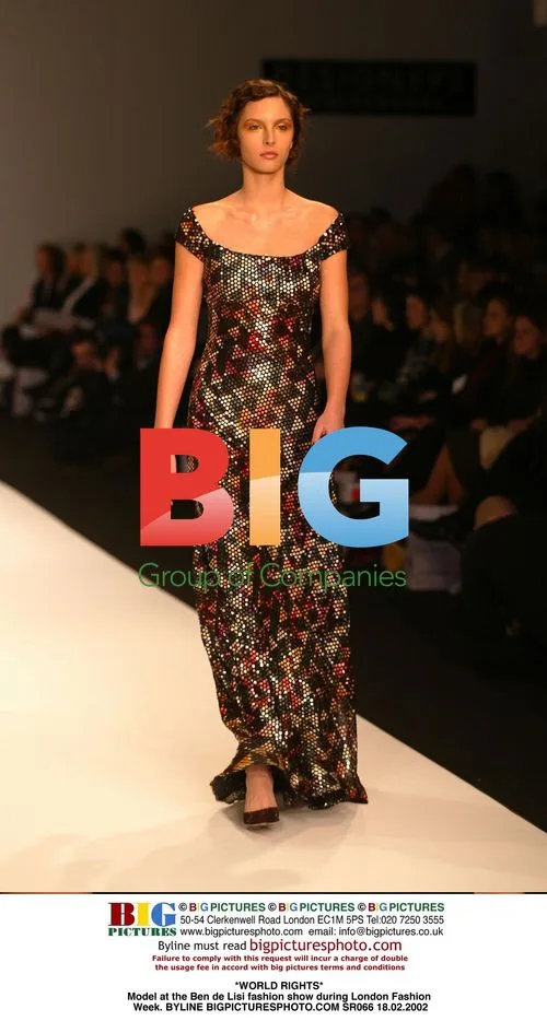 Model at Ben de Lisi Fashion Show