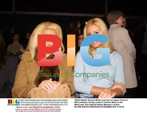 Beverly Bloom and mum at Jasper Conran Fashion Show