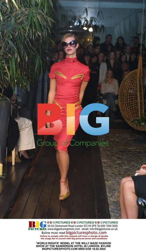 Model at Willy Maze Fashion Show