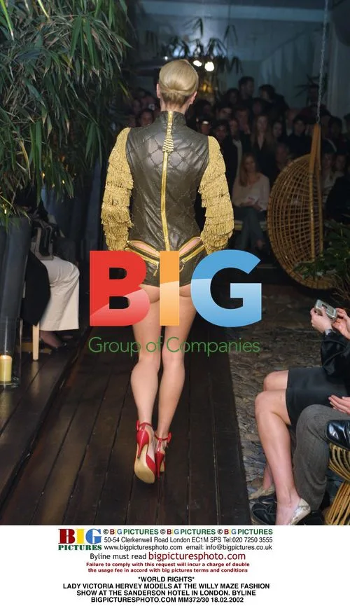 Lady Victoria Hervey Models at Willy Maze Fashion Show