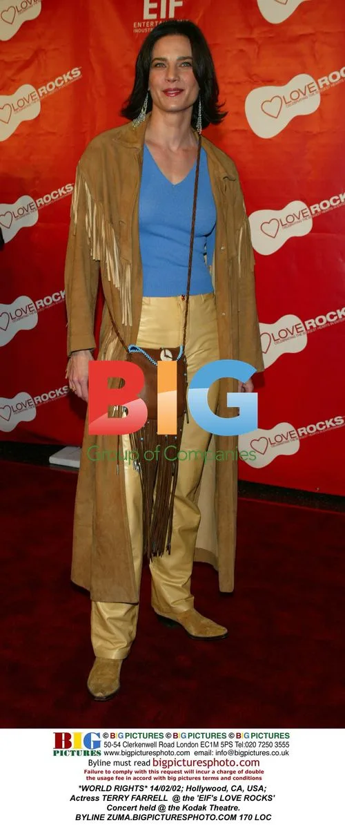 Terry Farrell at EIF's LOVE ROCKS Concert