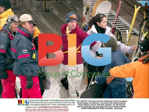Princess Caroline's Family Ski Trip in Zurs, Austria