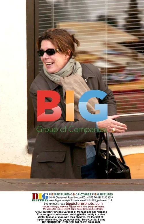 Princess Caroline and Family Ski in Zurs, Austria