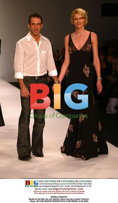 Model at Ben de Lisi fashion show