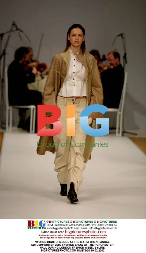 MODEL at MARIA CHEN-PASCAL AW 2002 Fashion Show