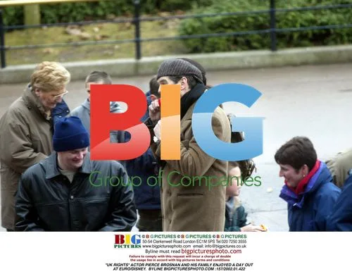 Pierce Brosnan Enjoys Family Day at Disneyland