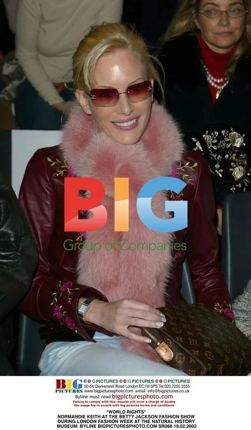 Normandie Keith at Betty Jackson Fashion Show