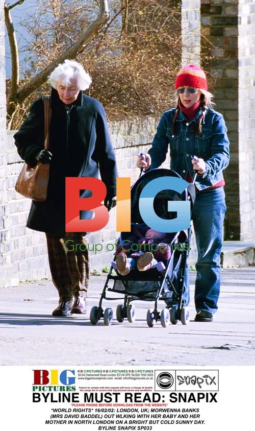 Morwenna Banks out with baby