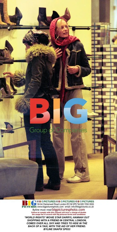 Darryl Hannah out shopping in London