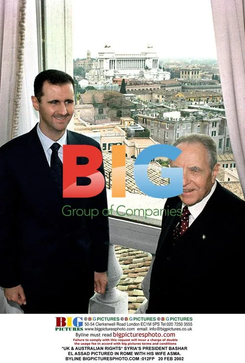 Bashar El Assad and Wife Asma in Rome