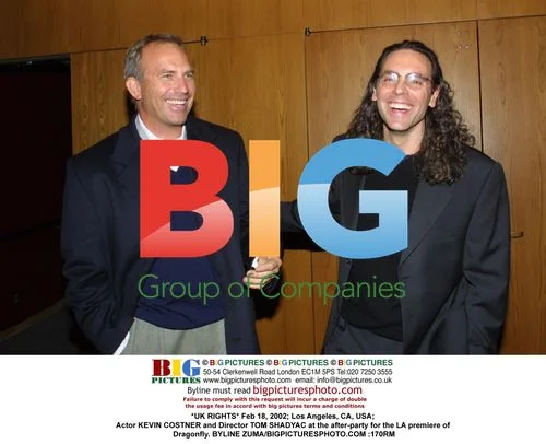 Kevin Costner and Tom Shadyac at Dragonfly premiere
