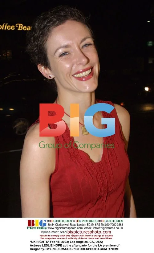 Actress LESLIE HOPE at Dragonfly premiere after-party