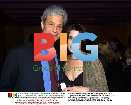 NEVE CAMPBELL and RICK NICITA at Dragonfly premiere