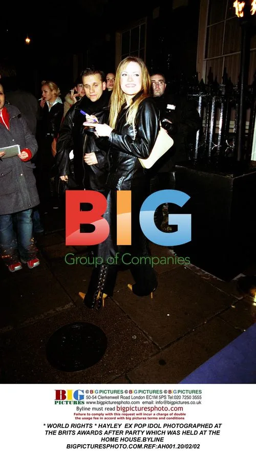Hayley, Ex Pop Idol at Brits After Party