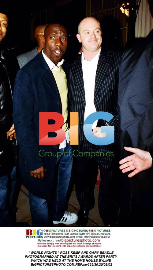 ROSS KEMP and GARY BEADLE at BRITS After Party