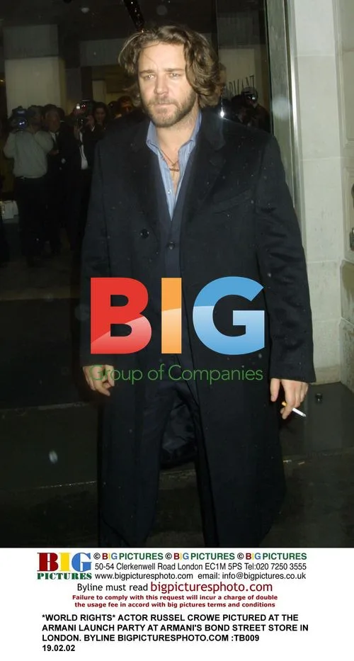Russel Crowe at Armani Launch Party