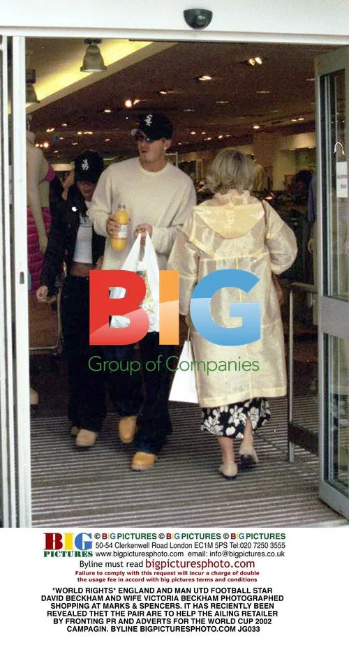 Beckham Couple Shop at Marks & Spencer's
