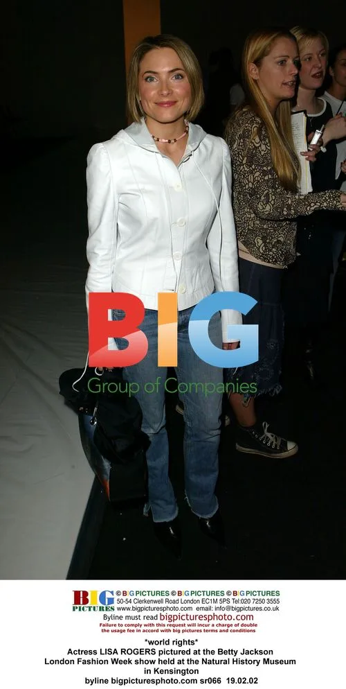 Lisa Rogers at Betty Jackson LFW show