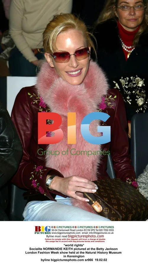 Normandie Keith at Betty Jackson Fashion Show