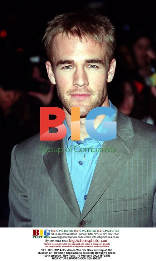James Van Der Beek at Dawson's Creek 100th episode event