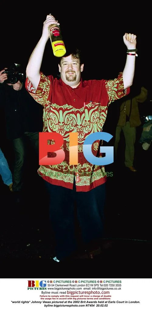 Johnny Veeas at 2002 Brit Awards in London