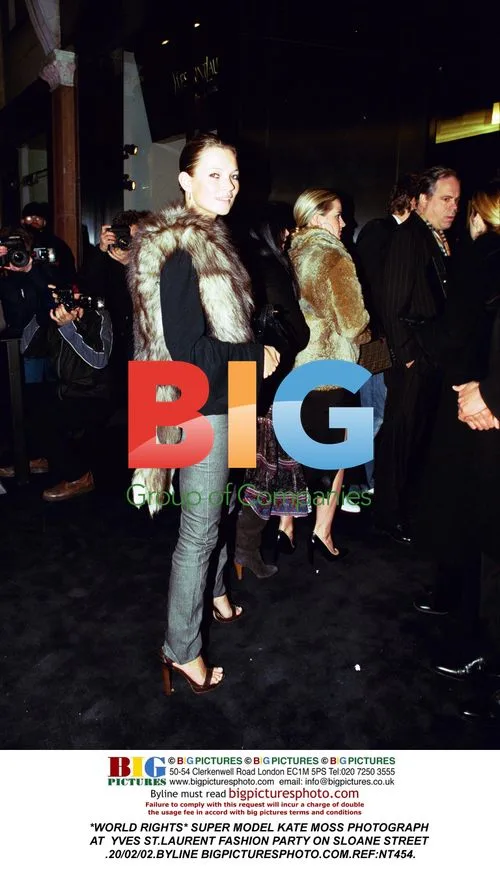 Kate Moss at Yves St. Laurent Fashion Party