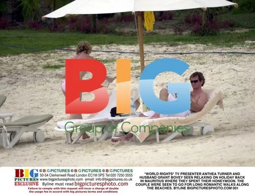 Anthea Turner and Grant Bovey on Mauritius Holiday