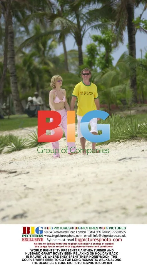 Anthea Turner and Grant Bovey on Holiday in Mauritius