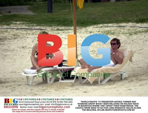 Anthea Turner and Grant Bovey Vacationing in Mauritius