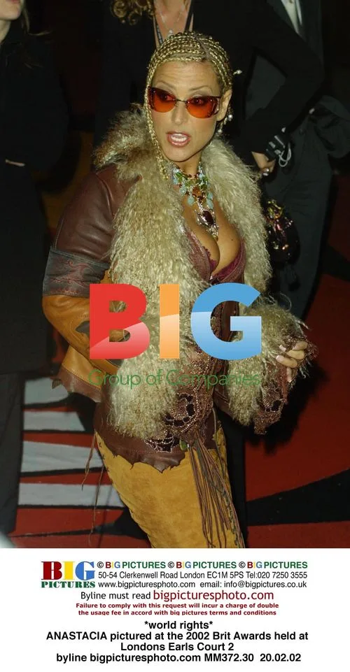 ANASTACIA at 2002 Brit Awards