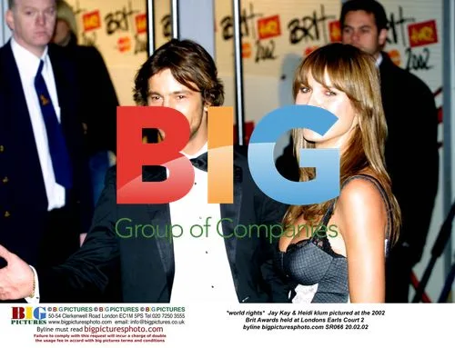 Jay Kay & Heidi Klum at 2002 Brit Awards