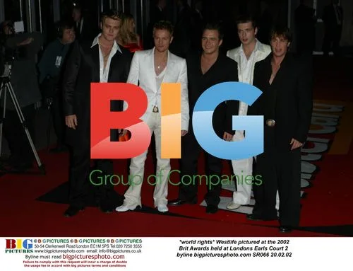 Westlife at 2002 Brit Awards