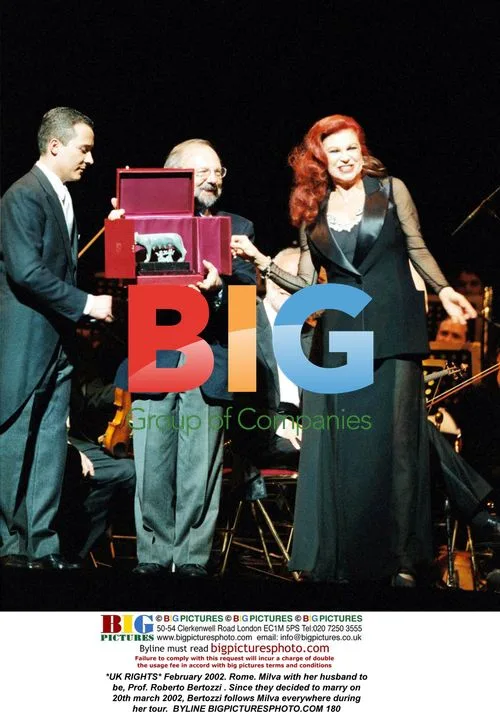 Milva and Roberto Bertozzi in Rome