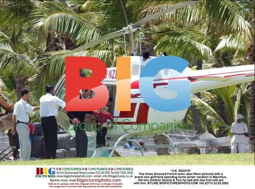 Jean Reno on Mauritius Vacation with Girlfriend