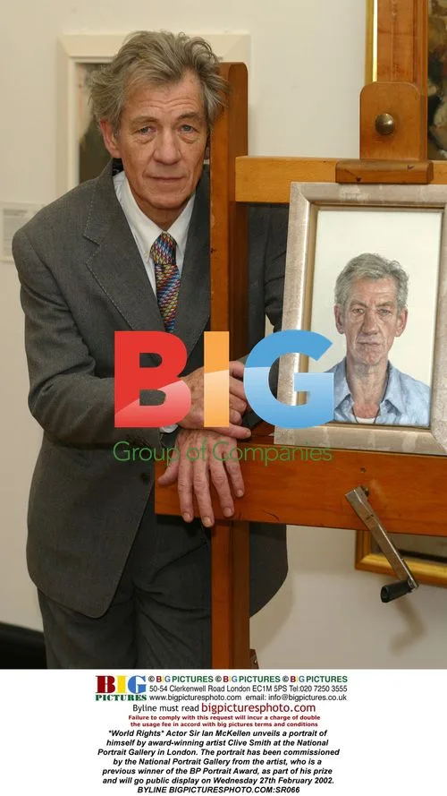 Ian McKellen Unveils Portrait at National Portrait Gallery