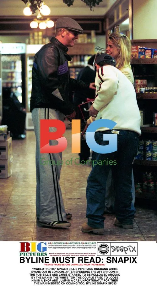 Billie Piper and Chris Evans Followed by Paparazzi in London