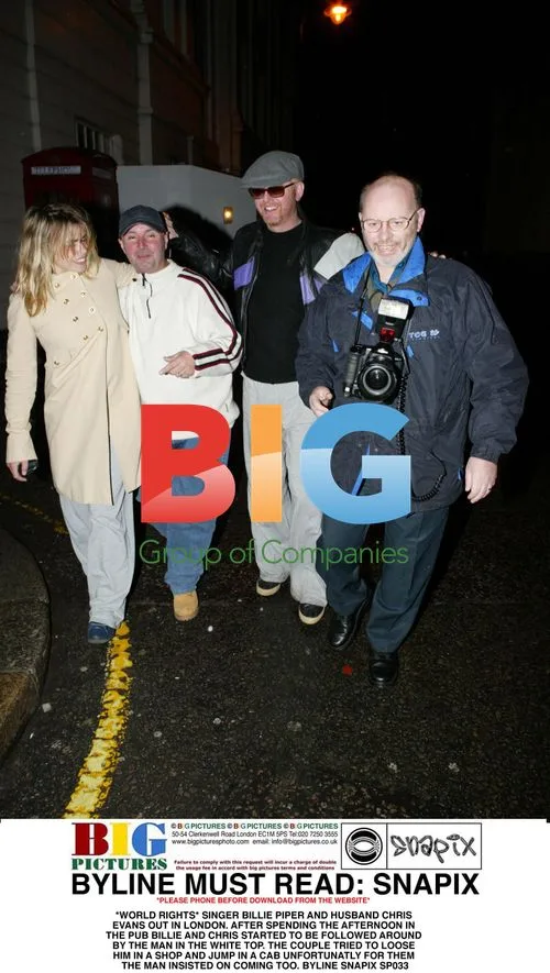 Billie Piper and Chris Evans Out in London