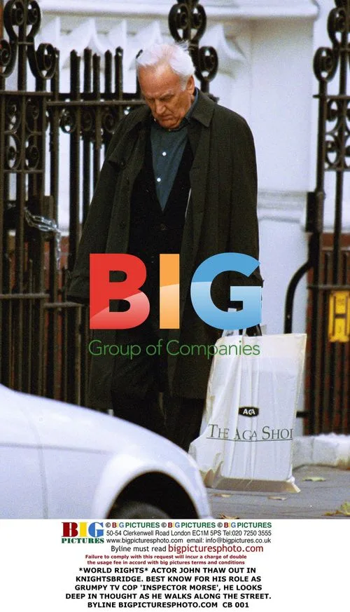 John Thaw, 'Inspector Morse' Actor, in Knightsbridge