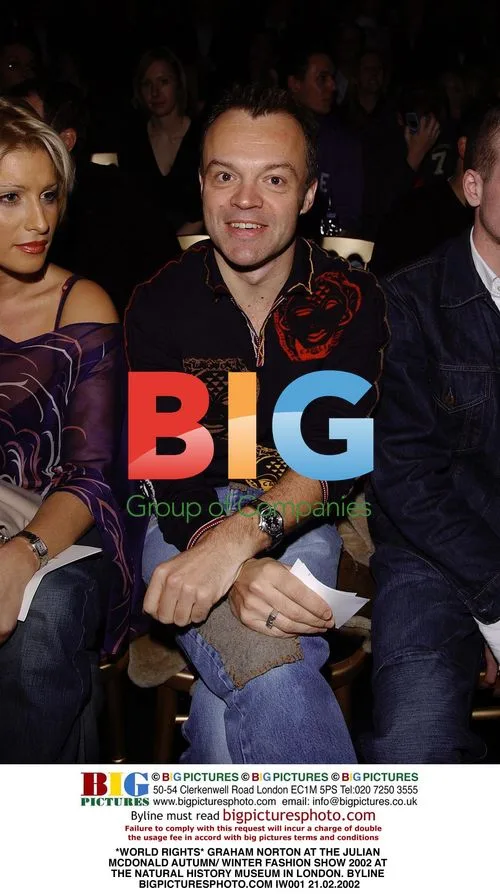 Graham Norton at Julian McDonald Fashion Show