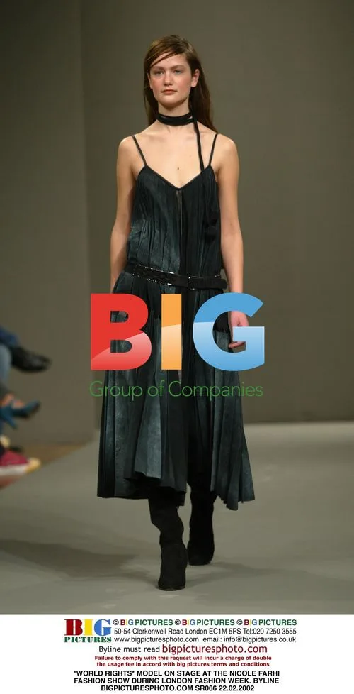 Model at Nicole Farhi Fashion Show
