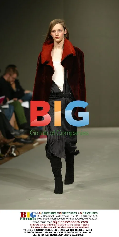 Model at Nicole Farhi Fashion Show