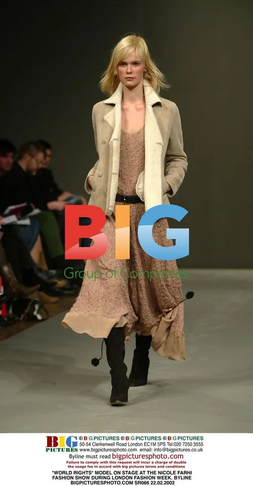 Model on Stage at Nicole Farhi Fashion Show