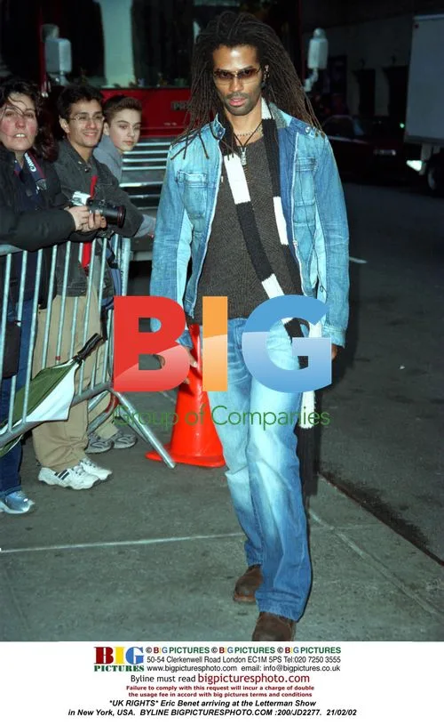 Eric Benet at Letterman Show in New York