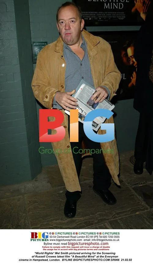Mel Smith at "A Beautiful Mind" Screening