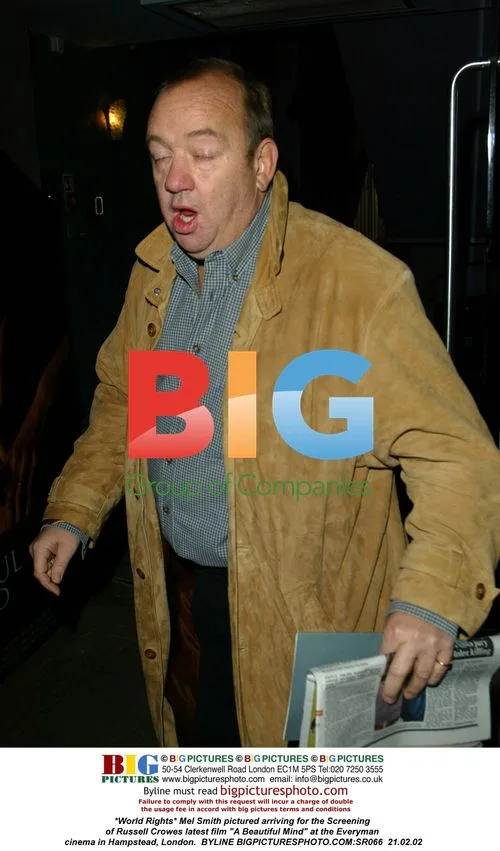 Mel Smith arrives for 'A Beautiful Mind' screening
