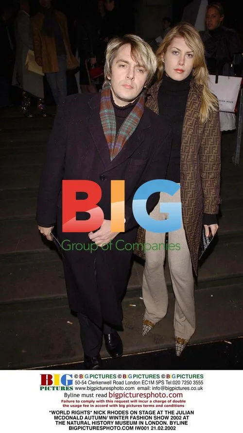 Nick Rhodes at Julian McDonald Fashion Show