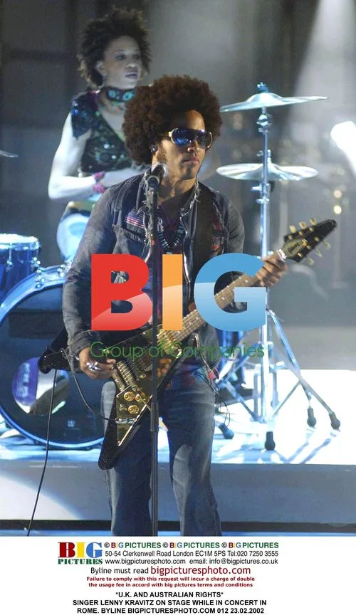 Lenny Kravitz Performs in Rome Concert