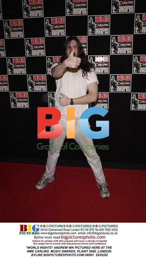 Andrew WK at the NME Carling Music Awards