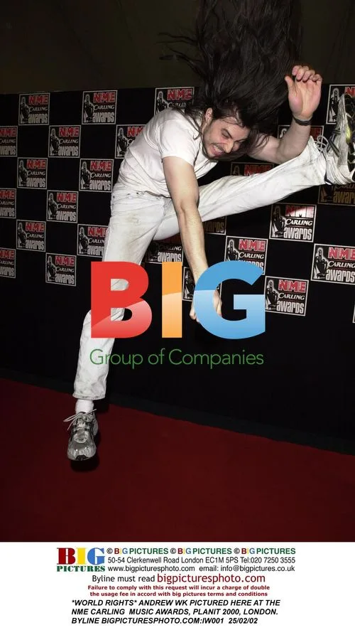 Andrew WK at NME Carling Music Awards 2002