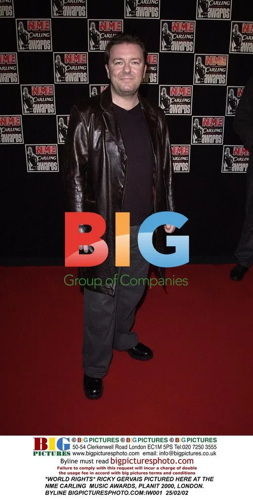 Ricky Gervais at NME Carling Music Awards